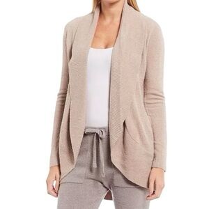 Barefoot Dreams Cozy Chic Lite Circle Open Front Soft Cardigan